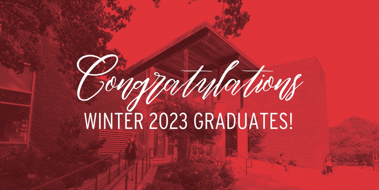 Congratulations Winter 2023 Graduates