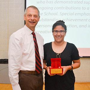 Viki Annand Staff Excellence Award of the School of Public Health at the University of Maryland