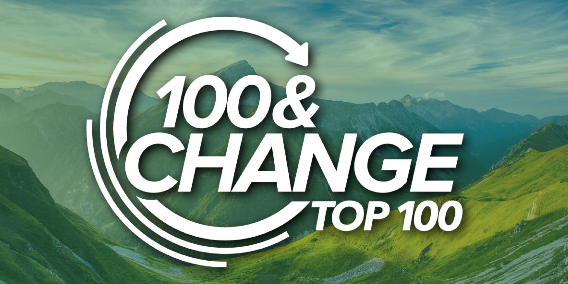 100 & Change Topp 100 Decorative Logo