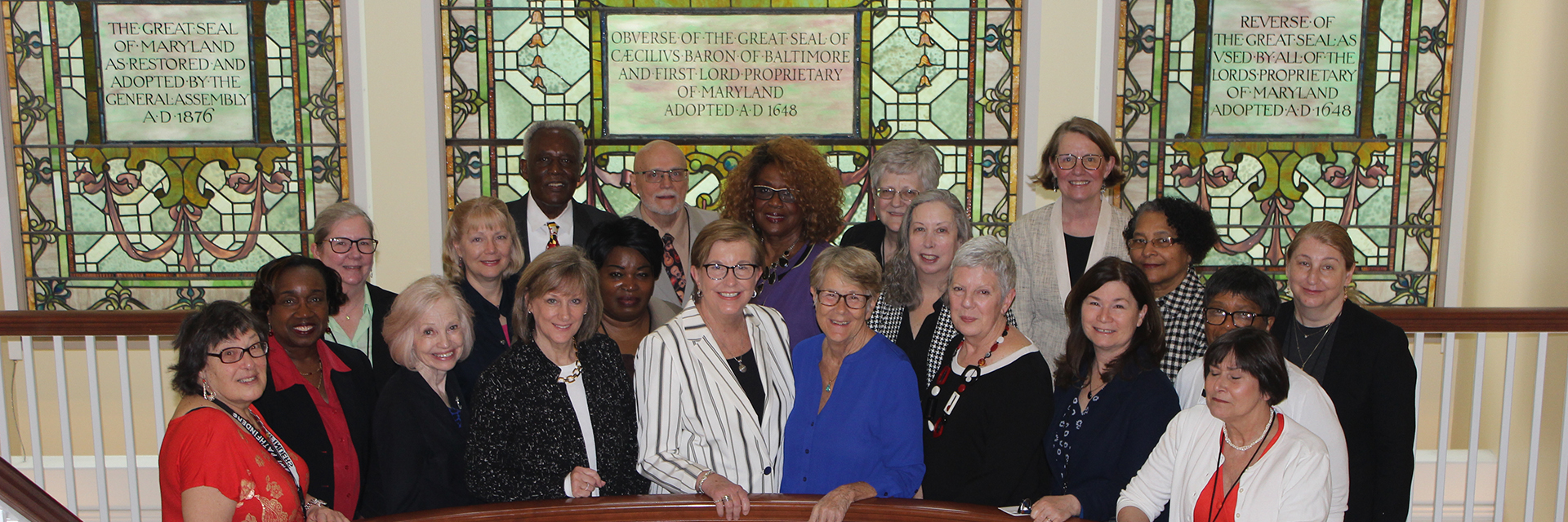 Legacy leaders volunteers at the House office building in Annapolis, Maryland