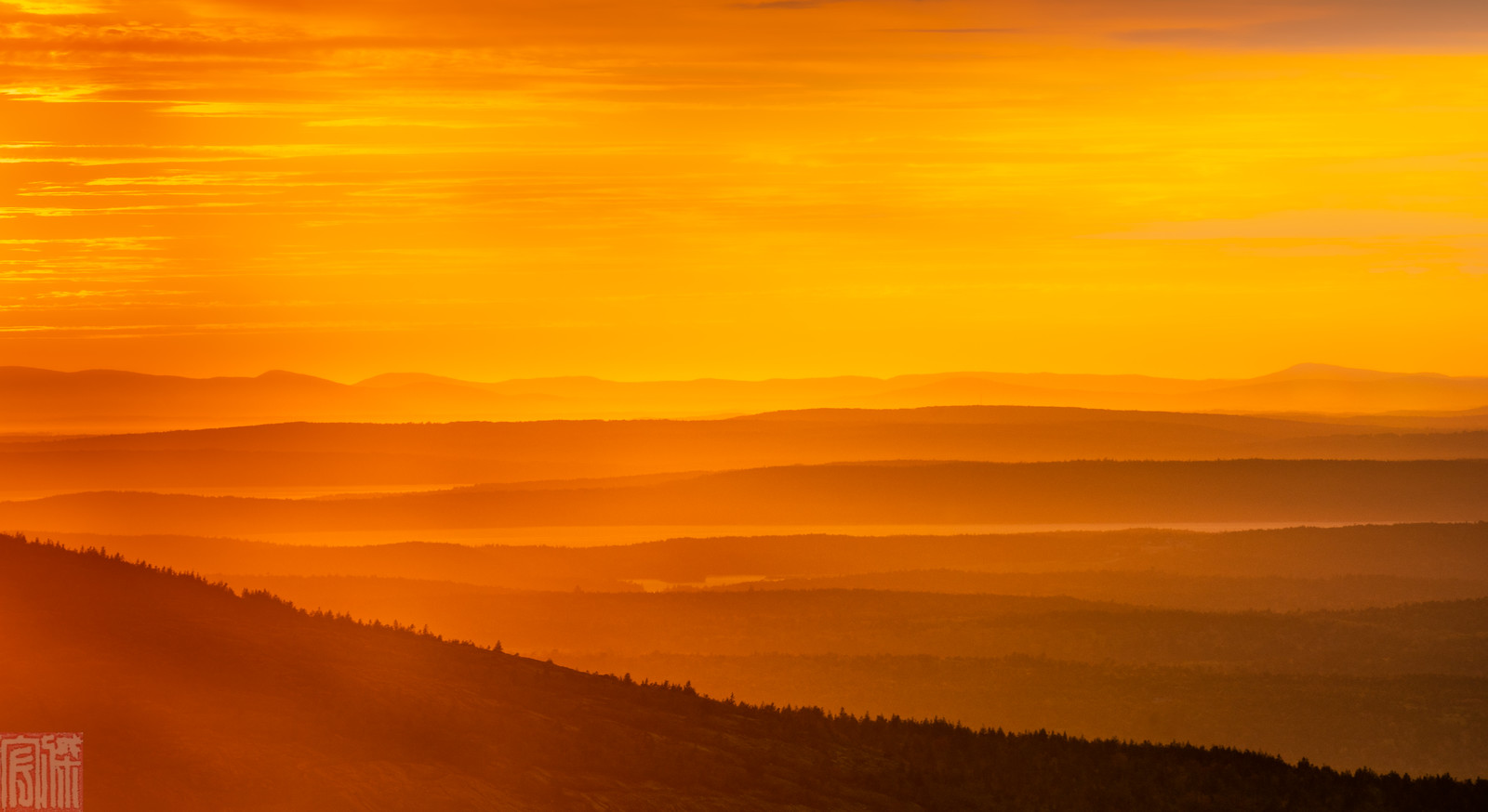 Fall Sunrise_Acadia National Park_Photographer Hongjie Liu