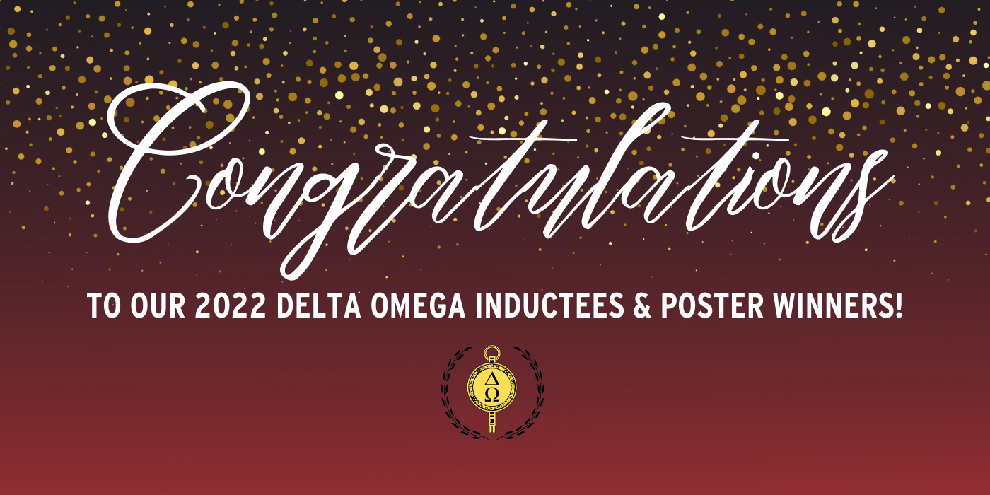 Delta Omega 2022 Congratulations