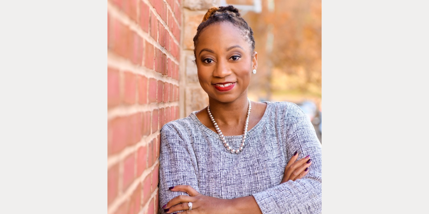 Black woman in business attire