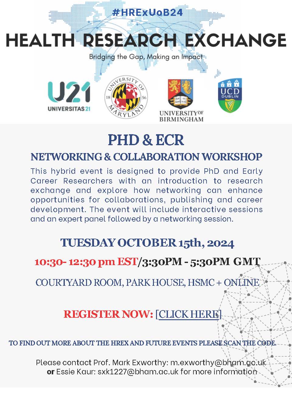 PhD/ECR event