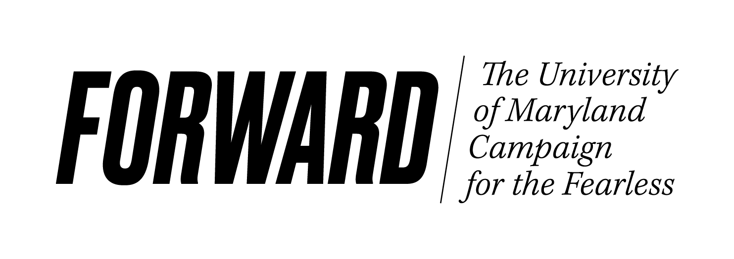 Forward, The University of Maryland Campaign for the Fearless Wordmark