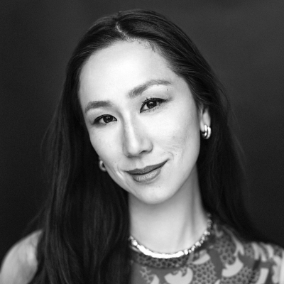 Asian woman with long hair