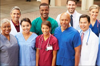Health practitioners group shot