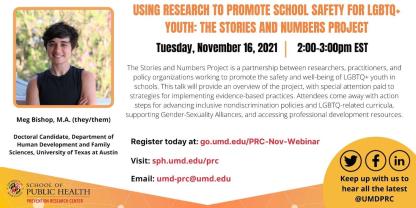 UMD PRC Webinar November