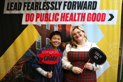 Two Fall 2024 SPH Graduates