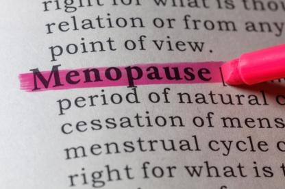 dictionary definition of the word "menopause"