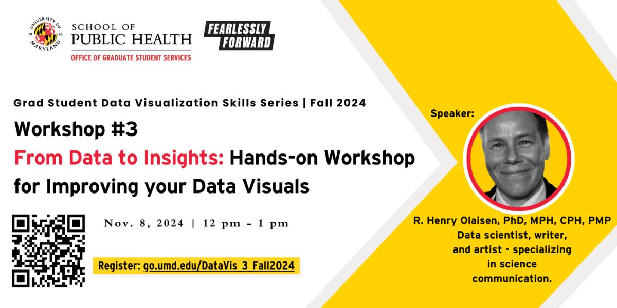 Data Visualization Workshop #3 Flyer