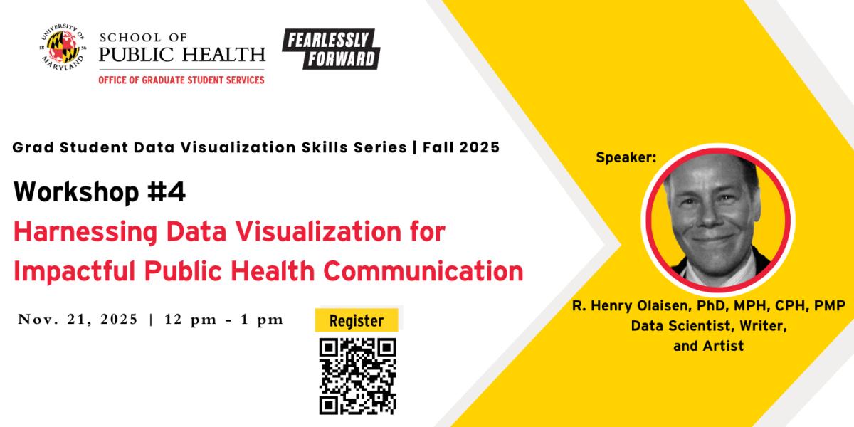 Data Visualization Workshop #4 Flyer