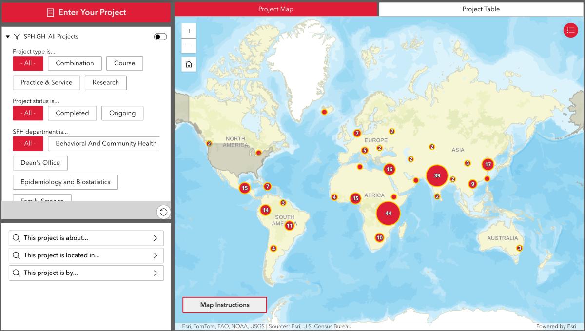 SPH GHI Map Cluster Based