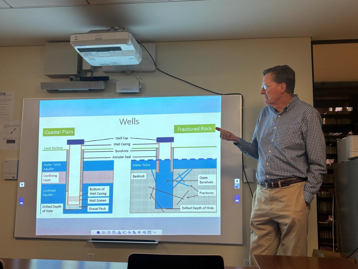 Dr. Lazur presenting