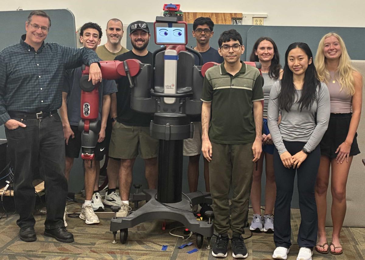 Photo of lab members in the Neuromotor Control and Learning Laboratory (May 2026).