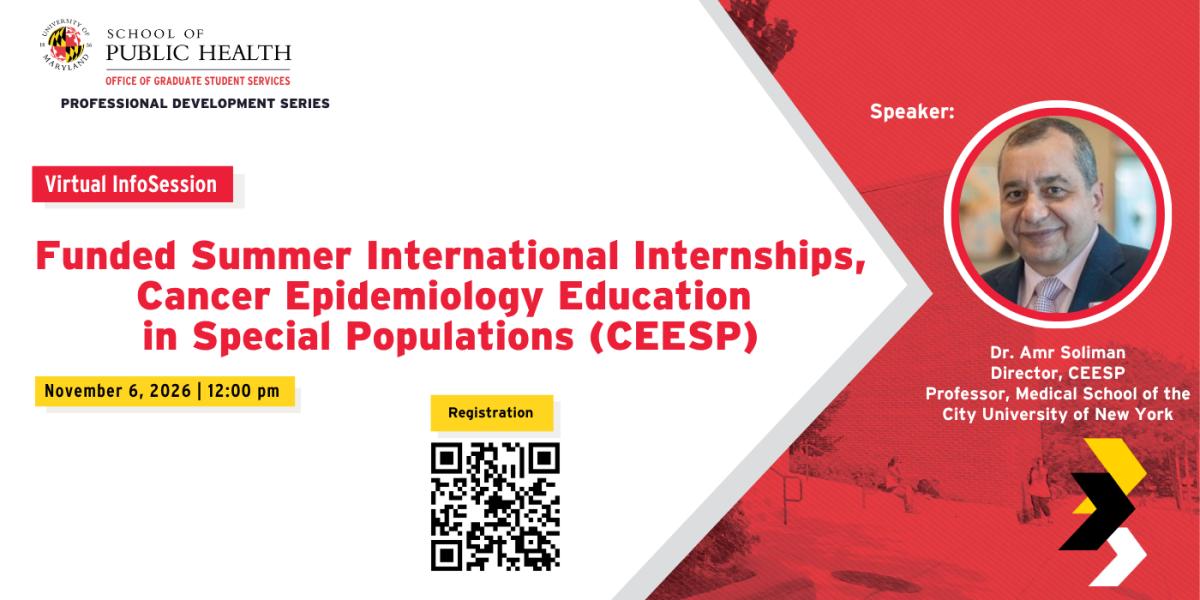 Flyer for the CEESP Info Session Nov. 6, 2026
