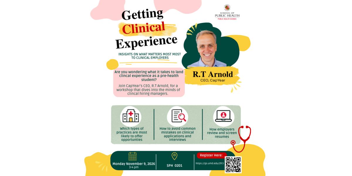 PHSC Event: Clinical Experience Workshop