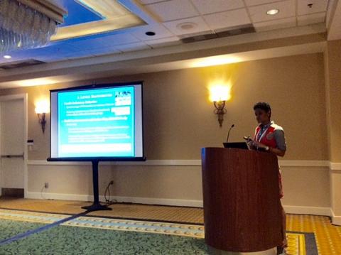 Dr. Roberts presenting research on youth sedentary behaviors at the Active Living Research Conference in Clearwater, FL, February 28,  2017.
