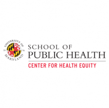 University of Maryland 1856 School of Public Health Center for Health Equity Logo