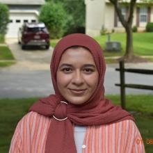 Headshot of Safia Ahmed, MPH student in Health Care Management