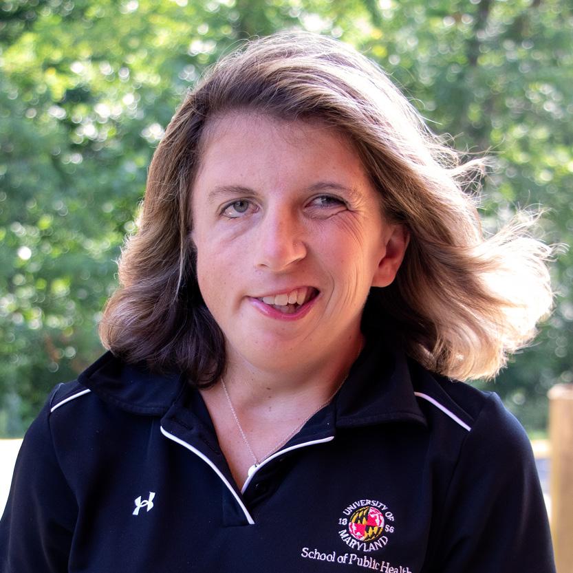 Erin Caporellie, staff member of the School of Public Health at the University of Maryland