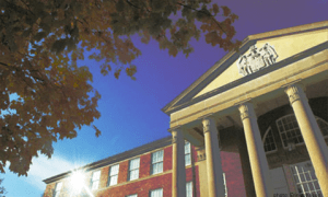 View of building from outside in a sunny day