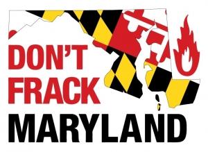 Don't Frack Maryland logo