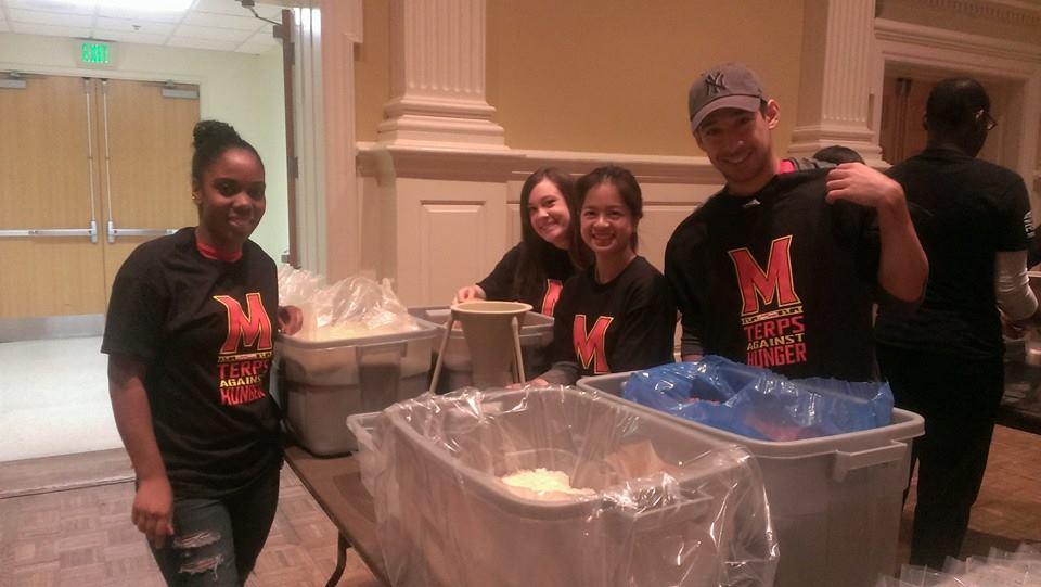 Health Policy and Management Student Association Volunteers at the University of Maryland