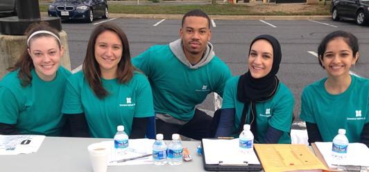 Health Policy and Management Student Association Volunteers at the University of Maryland