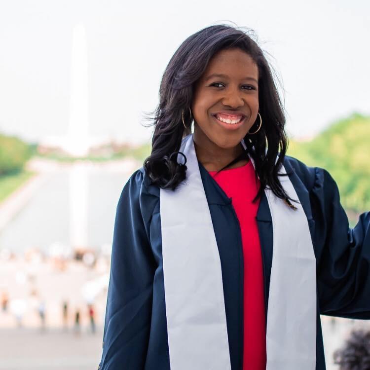 Mikayla Walker, alumna of the School of Public Health at the University of Maryland 