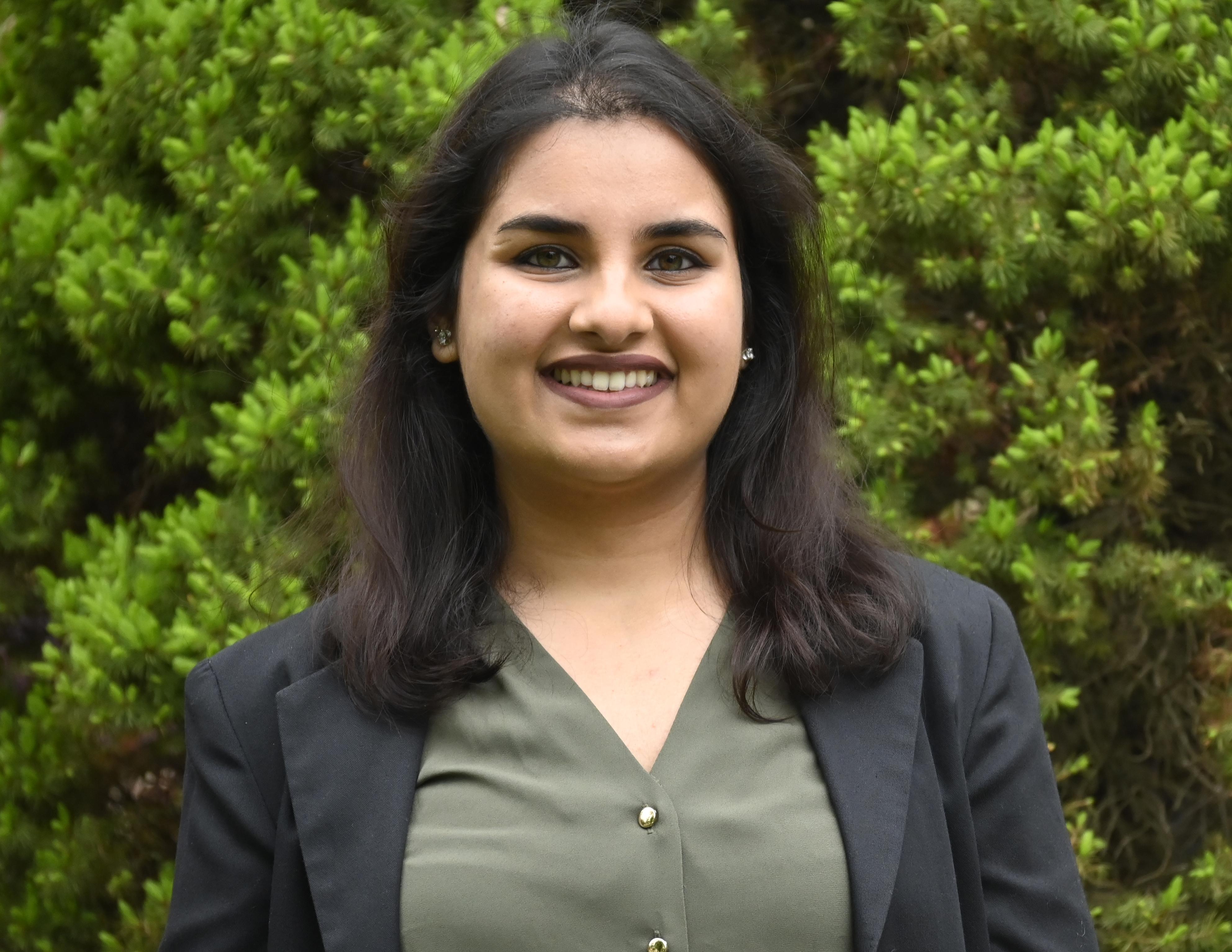 Shifali Mathews, alumna of the School of Public Health at the University of Maryland 