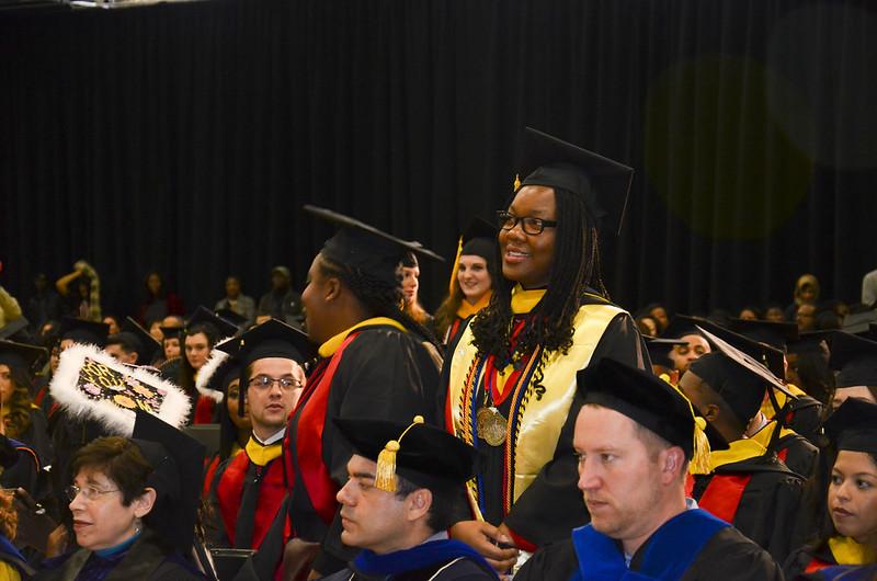 PHSC student at commencement ceremony at the University of Maryland 