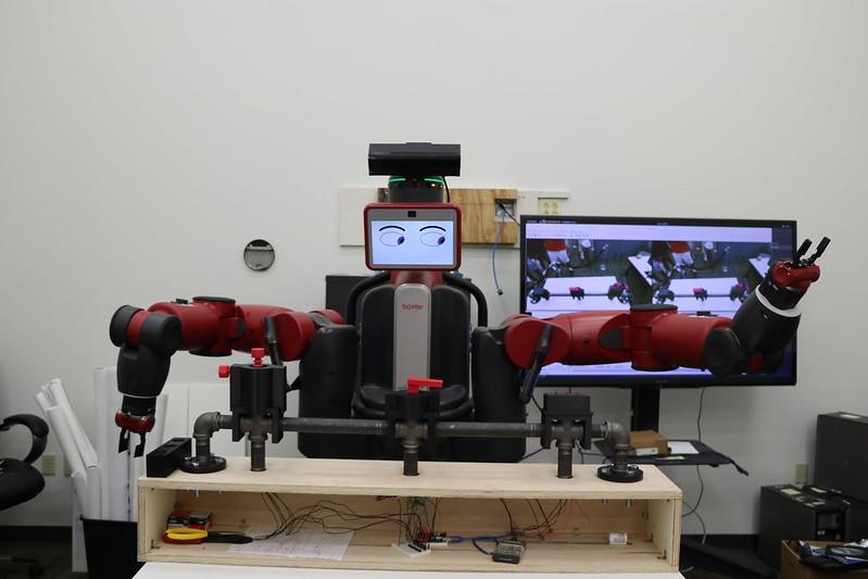 Robot used in neuromotor studies in the Department of Kinesiology at the University of Maryland