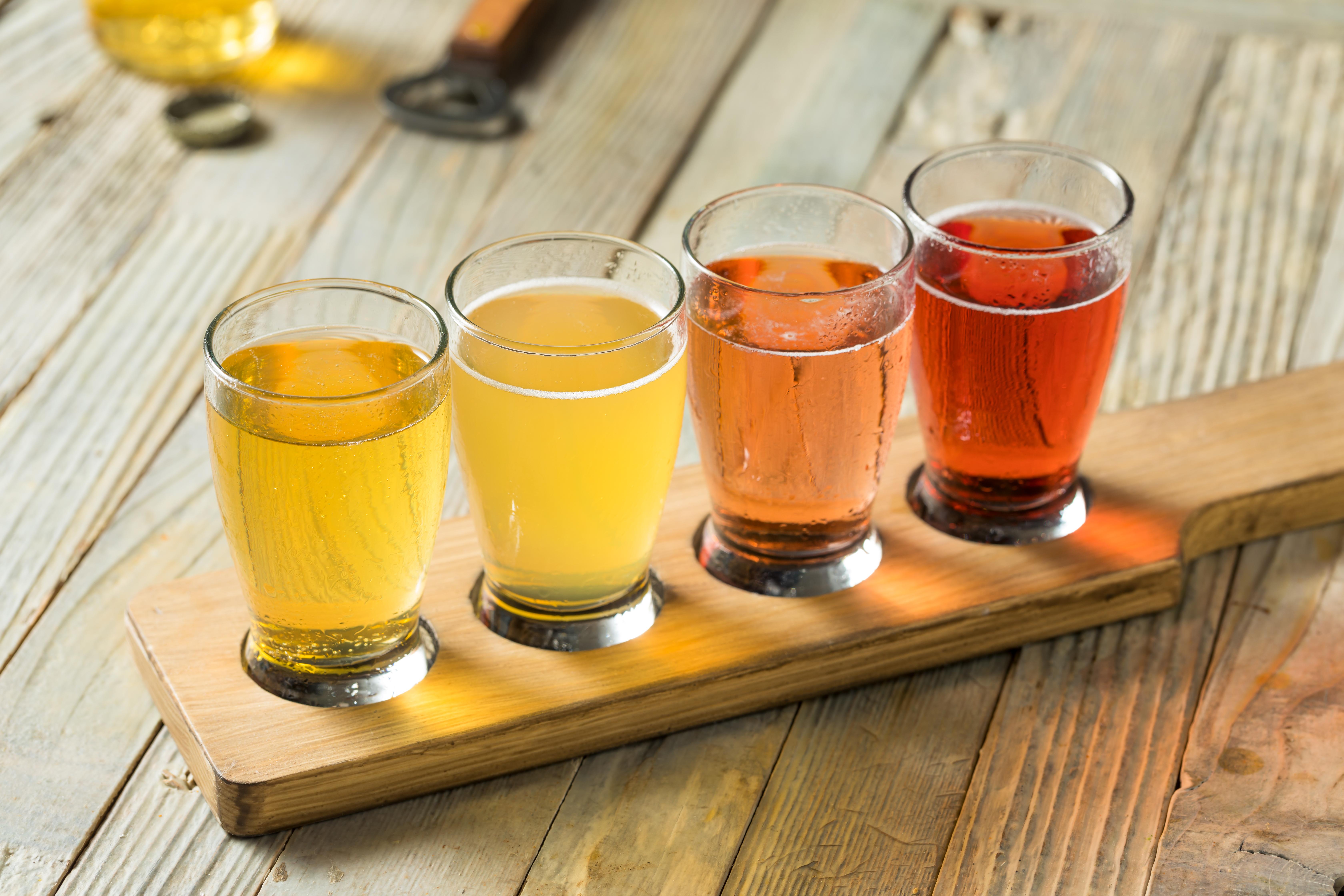 Ciders in a row