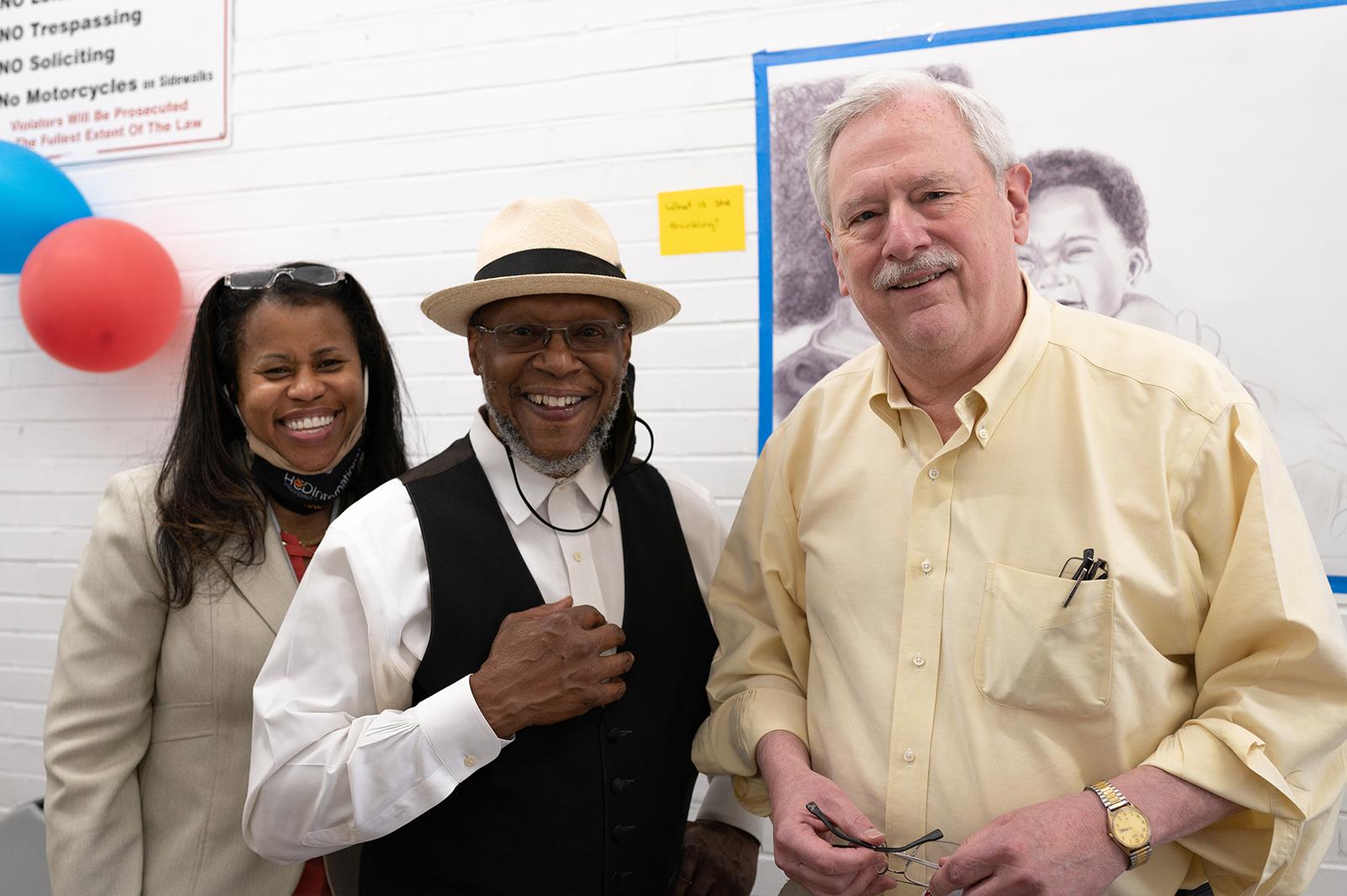 Jean Crowder Drummond, president of HCD International, Stephen B. Thomas, director of the Maryland Center for Health Equity and Maryland State Senator Jim Rosapepe, 