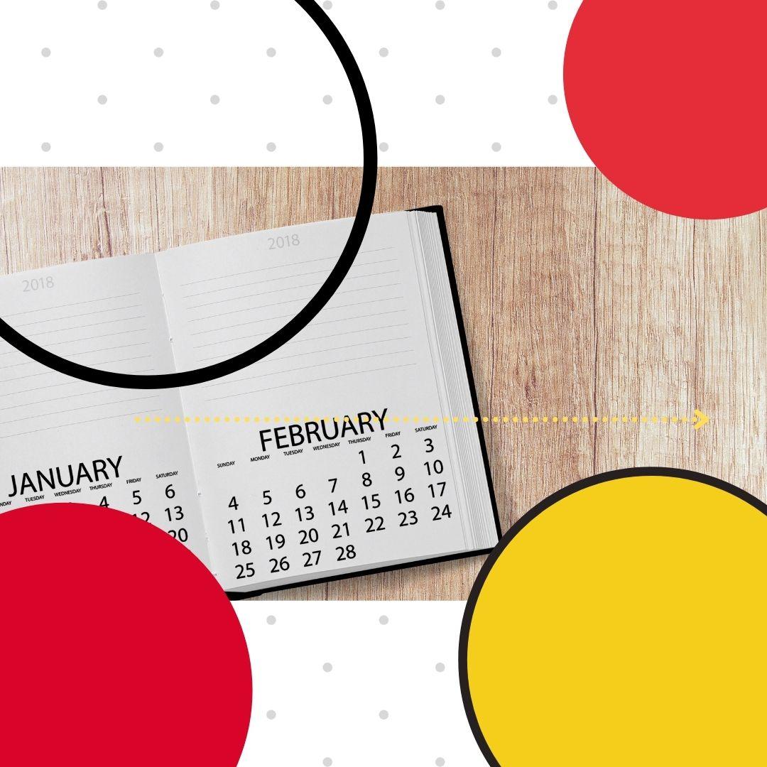 Calendar for professional development