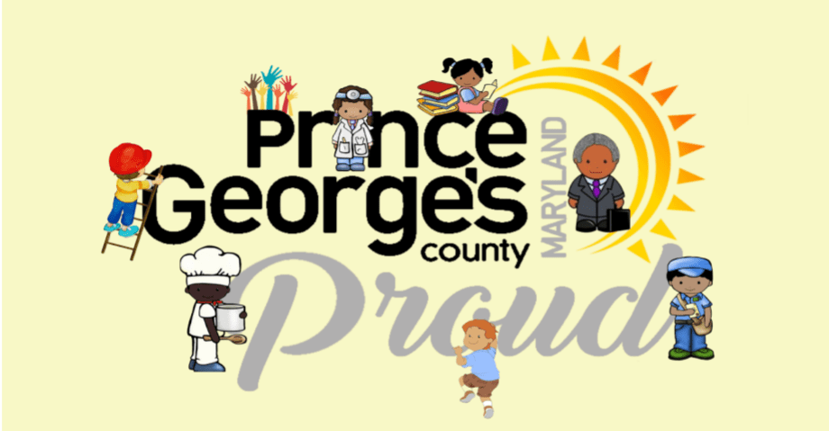Image Text: Prince George's Proud with pictures of children