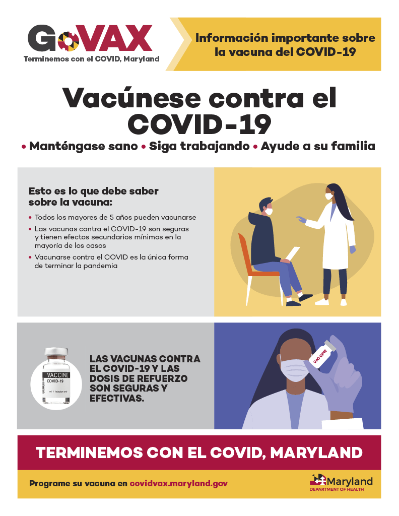 Get a COVID-19 Vaccine Spanish