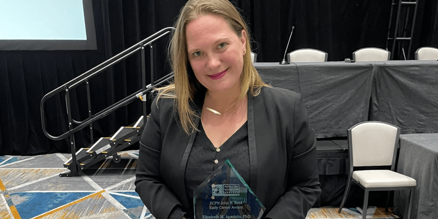 Dr. Elizabeth Aparicio Receives 2022 ECPN John B. Reid Early Career Award