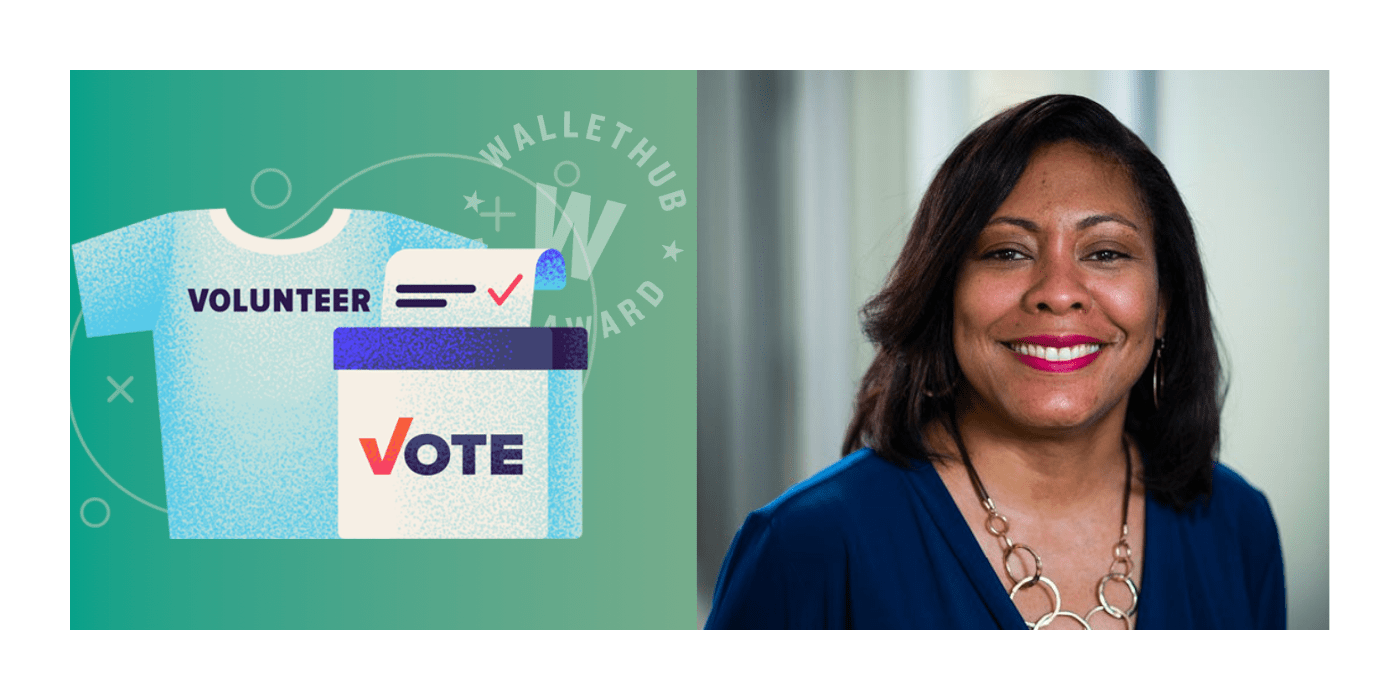 WalletHub Voter List Logo and Dr. Mona Mittal Headshot