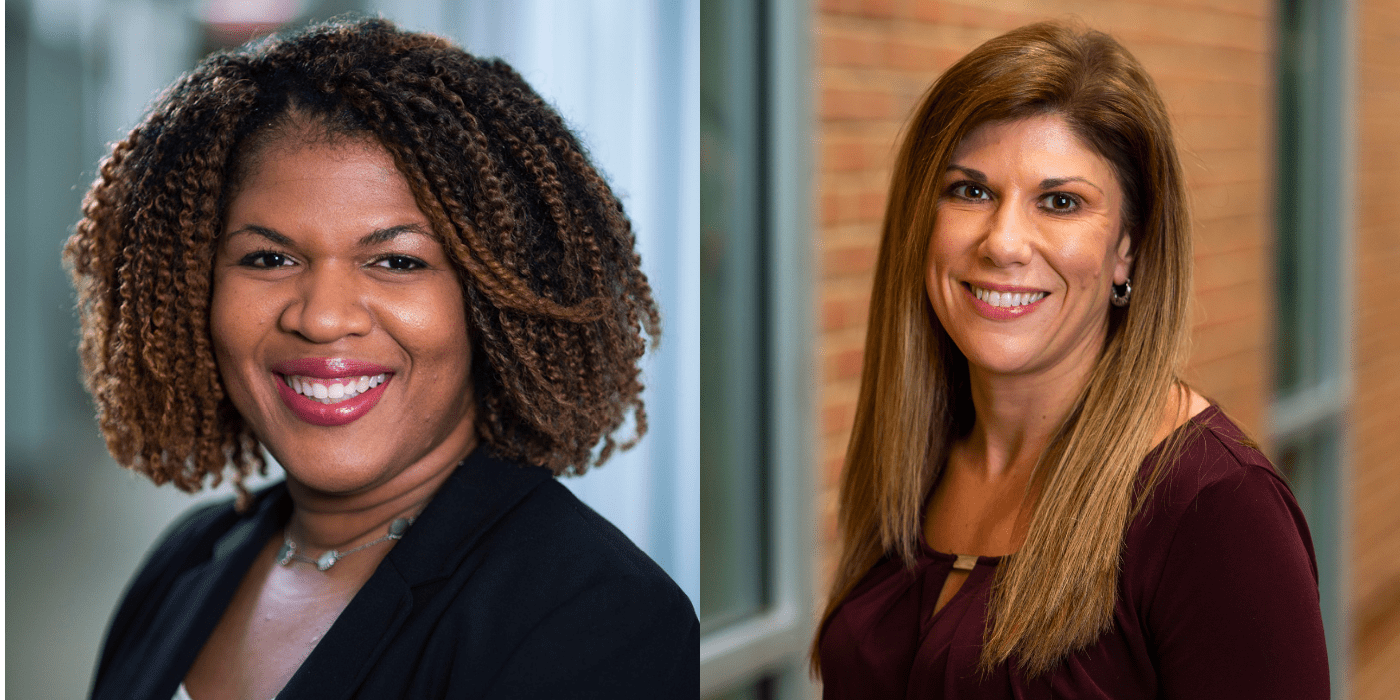 Dr. Sylvette La Touche-Howard and Dr. Tracy Zeeger's side by side headshots