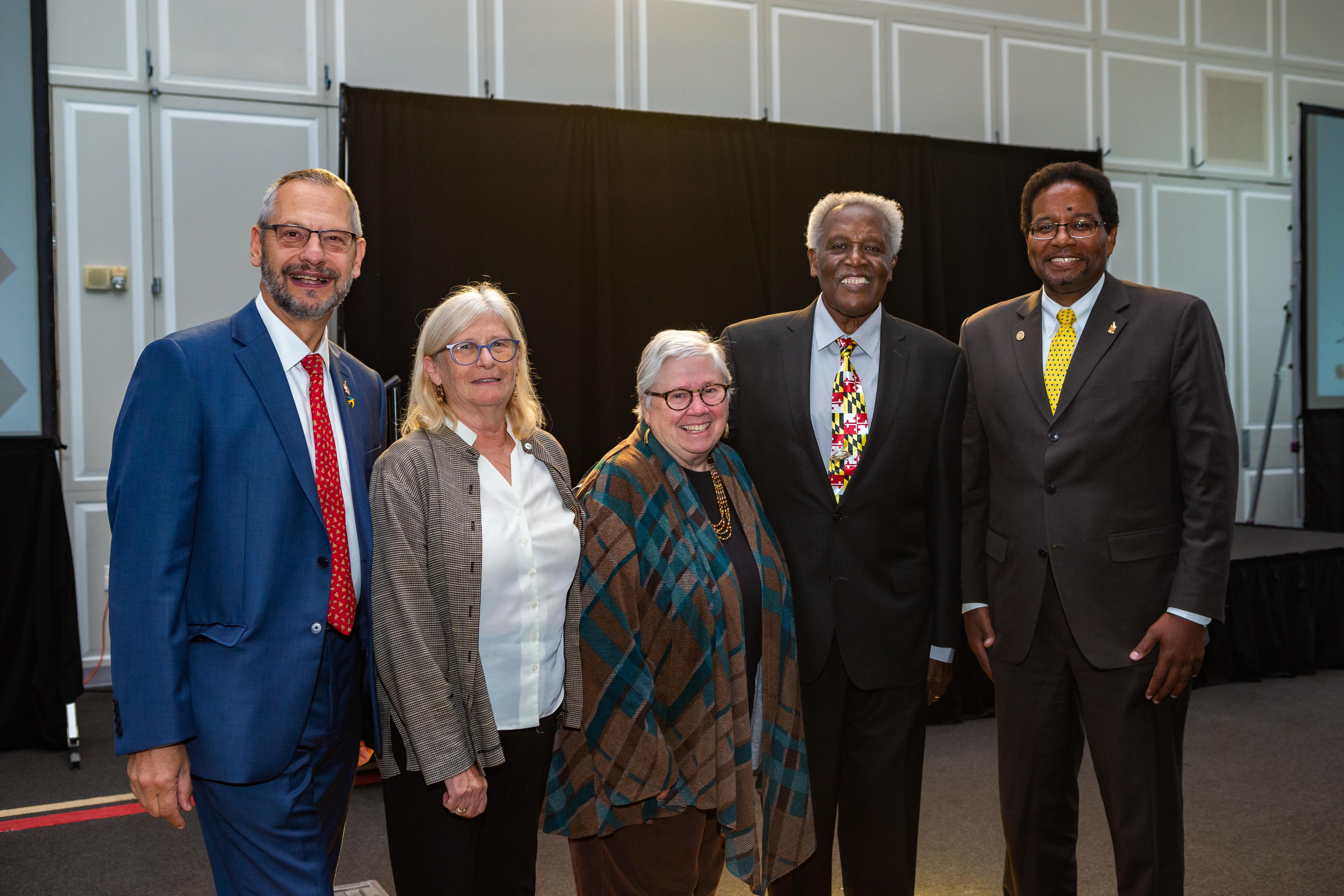 Supporters of the University of Maryland School of Public Health Legacy Leadership Institute for Public Policy gather to celebrate the program's 20th anniversary.