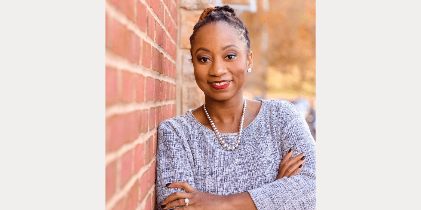 Black woman in business attire