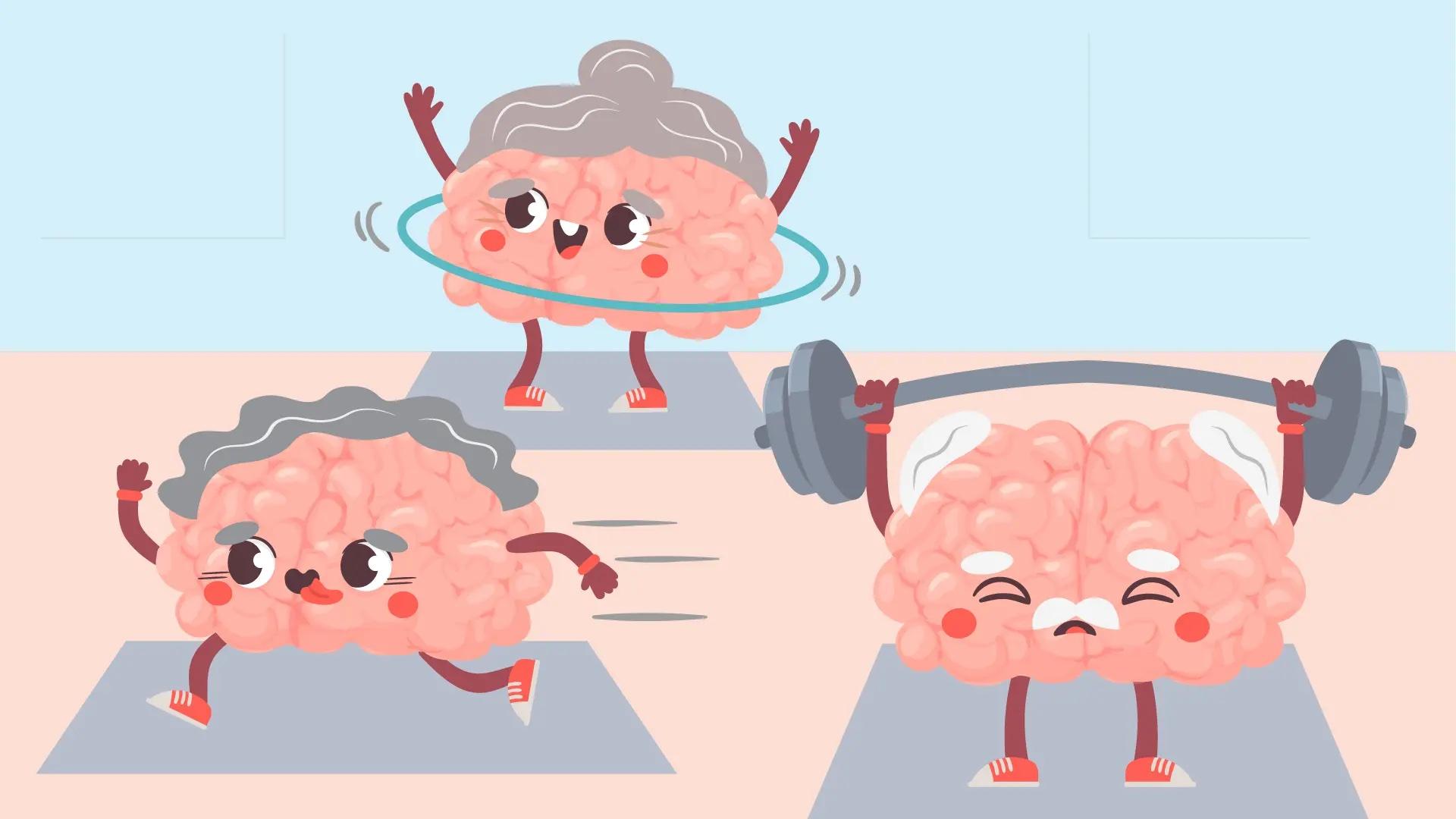 brains exercising