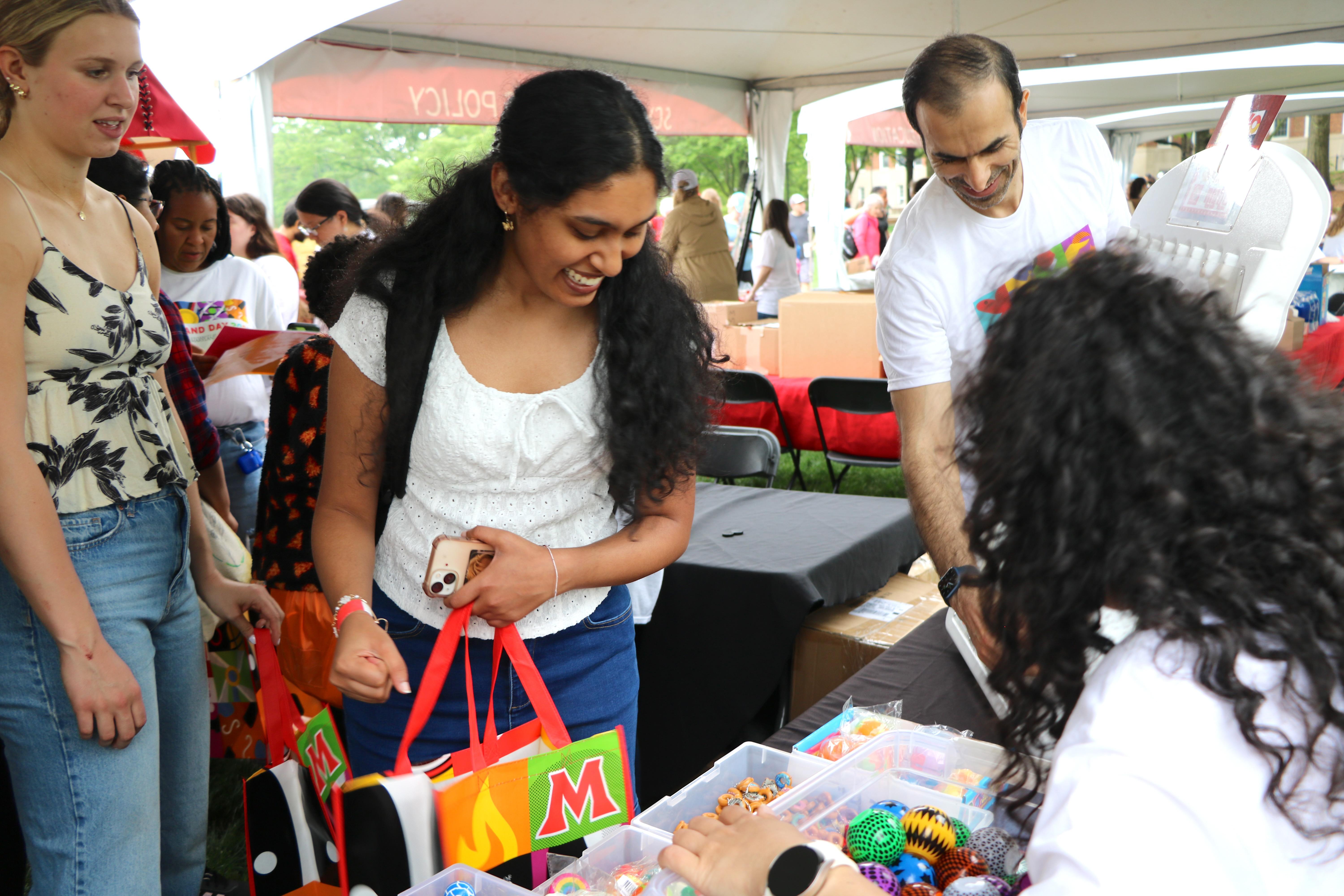 Students at Maryland Day