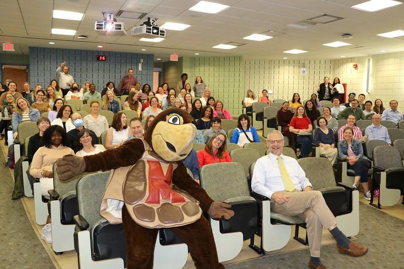testudo visits SPH spring awards