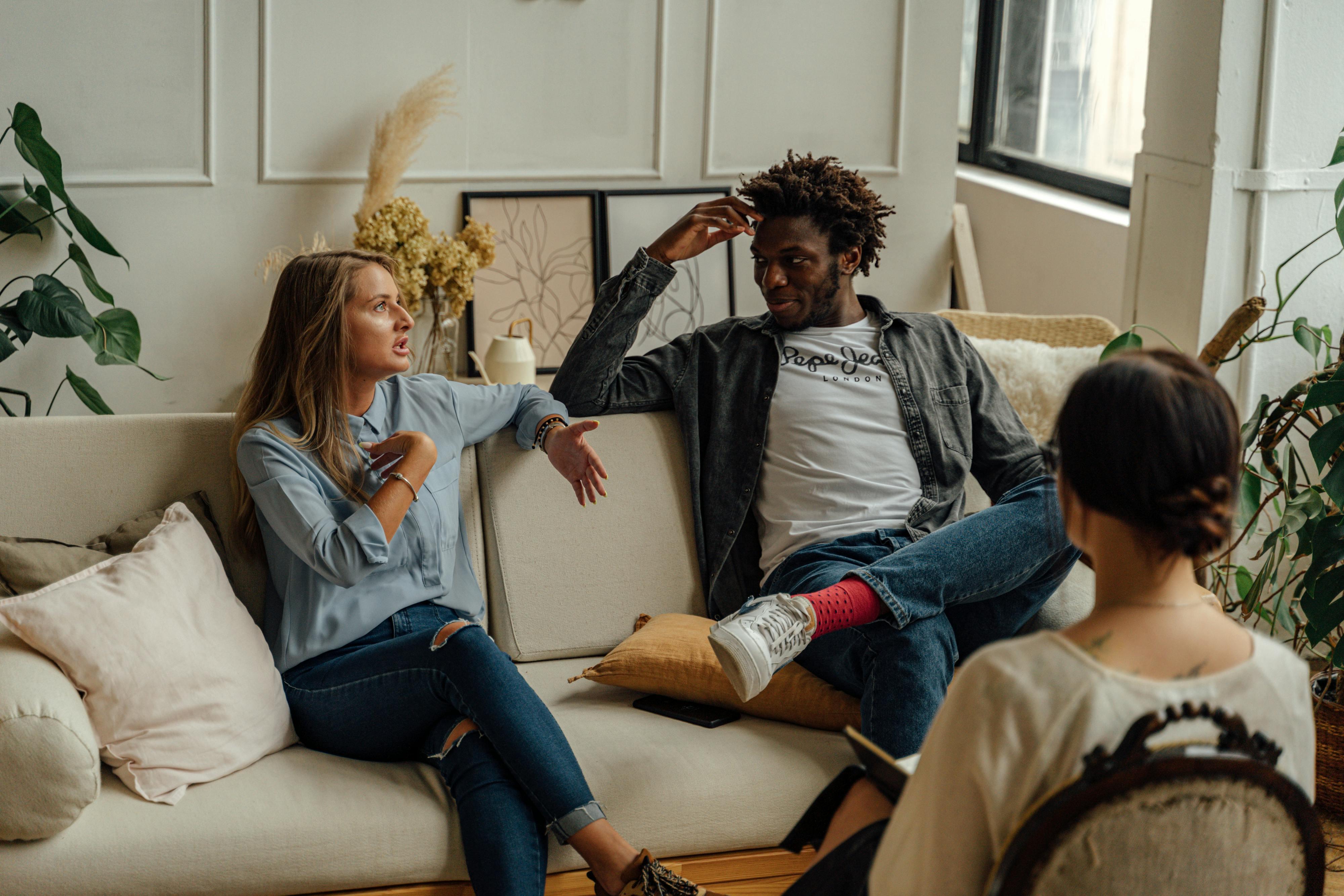 Couple in therapy