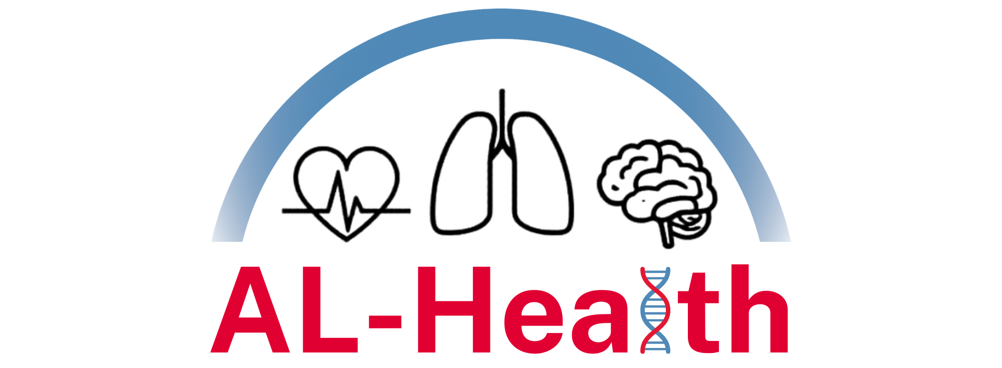 AL-Health logo with images of body systems