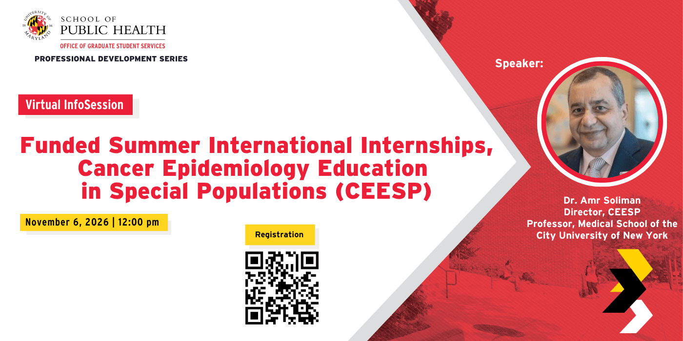 Flyer for the CEESP Info Session Nov. 6, 2026