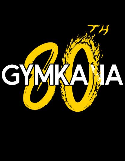Gymkana 80th anniversary logo